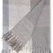 Edge Collections - 50" x 60" - Gray - Versatile Cotton Throw Blanket for Home Decor - 1 Piece